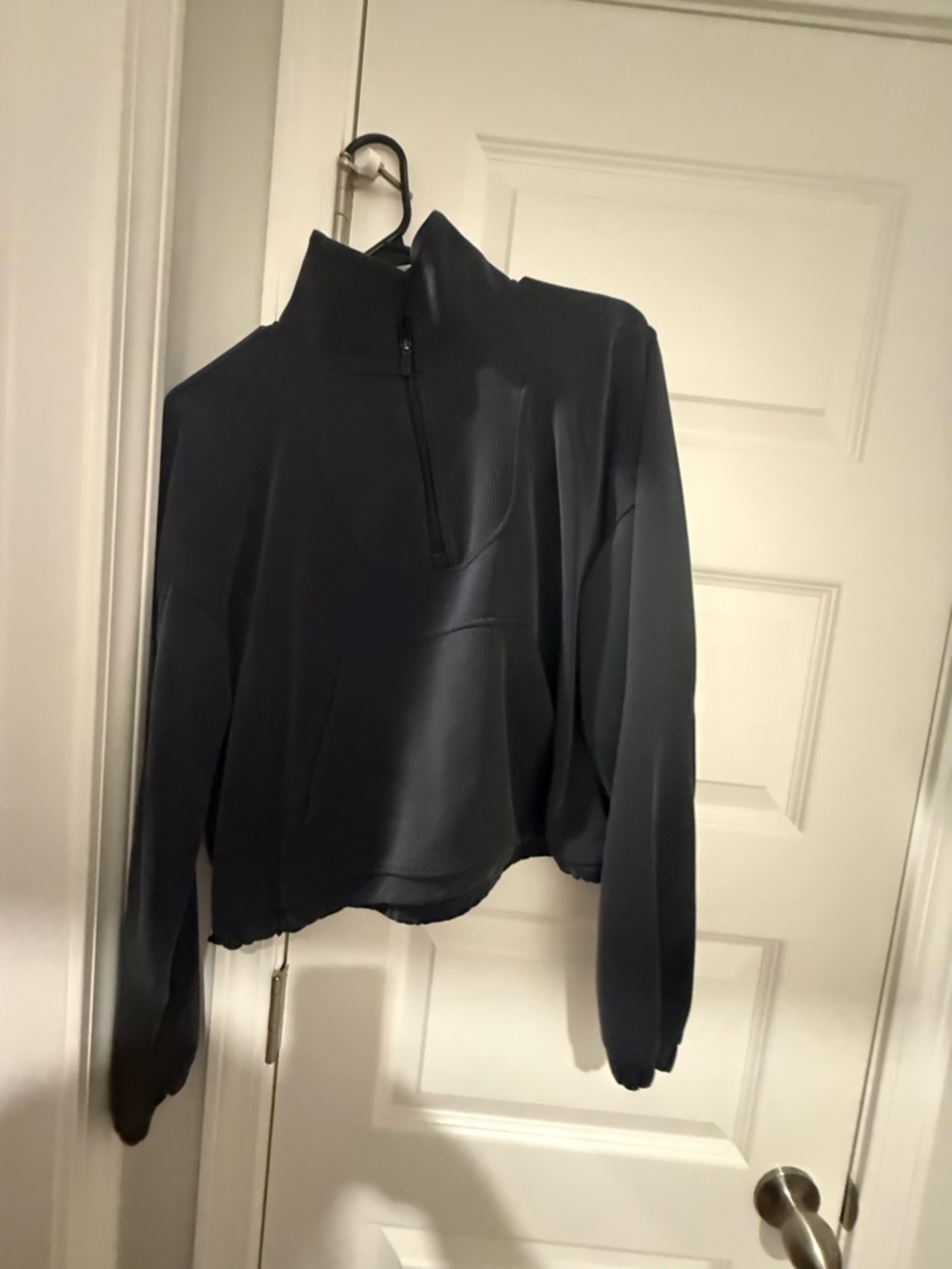 Lululemon Black Softstreme Quarter-Zip Pullover